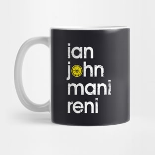 The Stone Roses Members Indie Manchester Integrated Lemon Mug